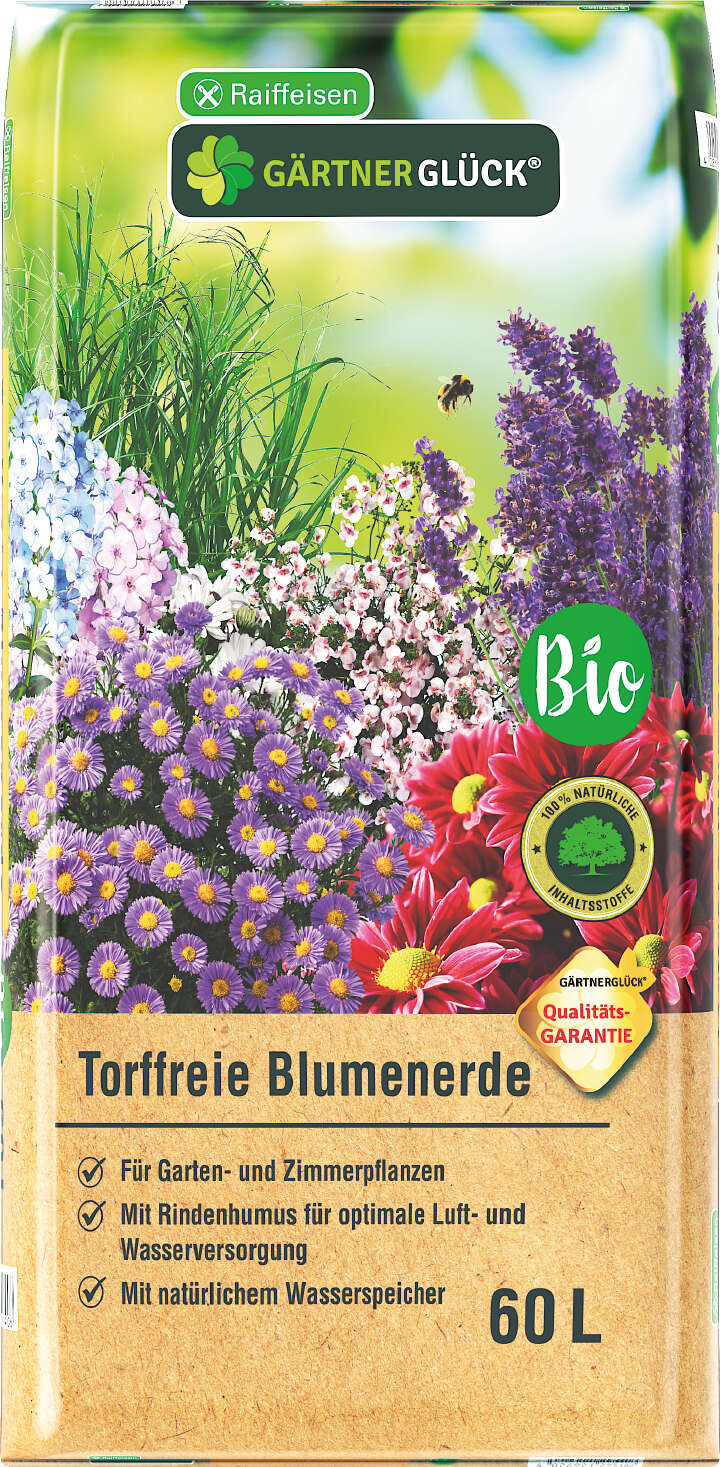 GÄRTNERGLÜCK Torffreie Blumenerde